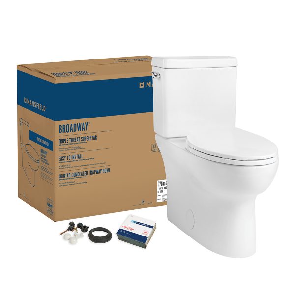 Broadway® 1.28 Elongated SmartHeight™ Complete Toilet Kit