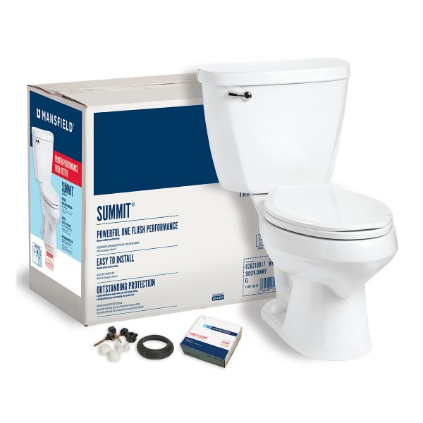 Summit® 1.28 Elongated Complete Toilet Kit